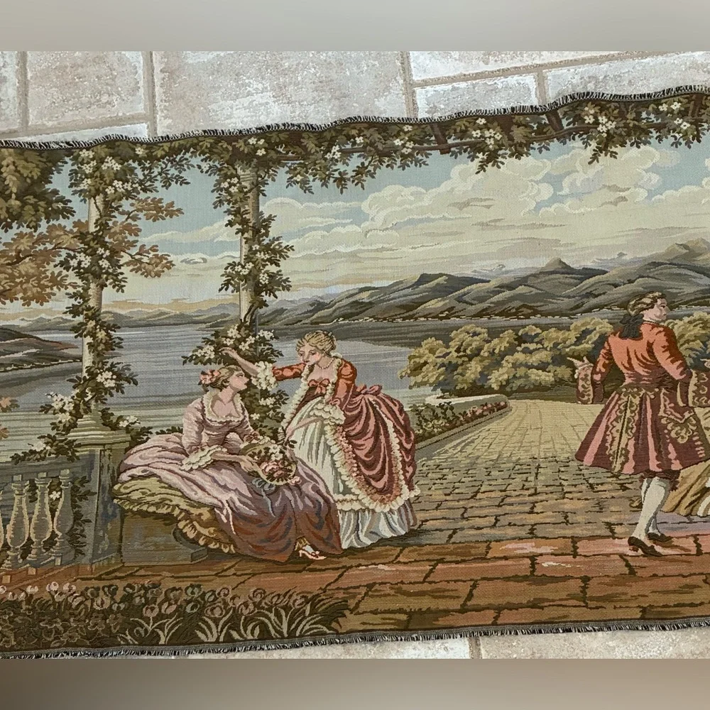 15:04  Vintage Woven Italian Tapestry. XL Wall Art